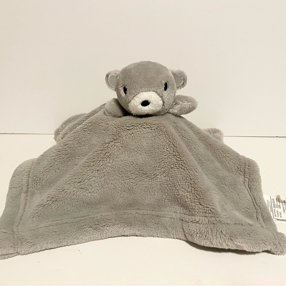 Jimco Lamp Teddy Bear Lovey Gray Baby Blanket Gray Soft Girl Boy Soft Cuddle Toy